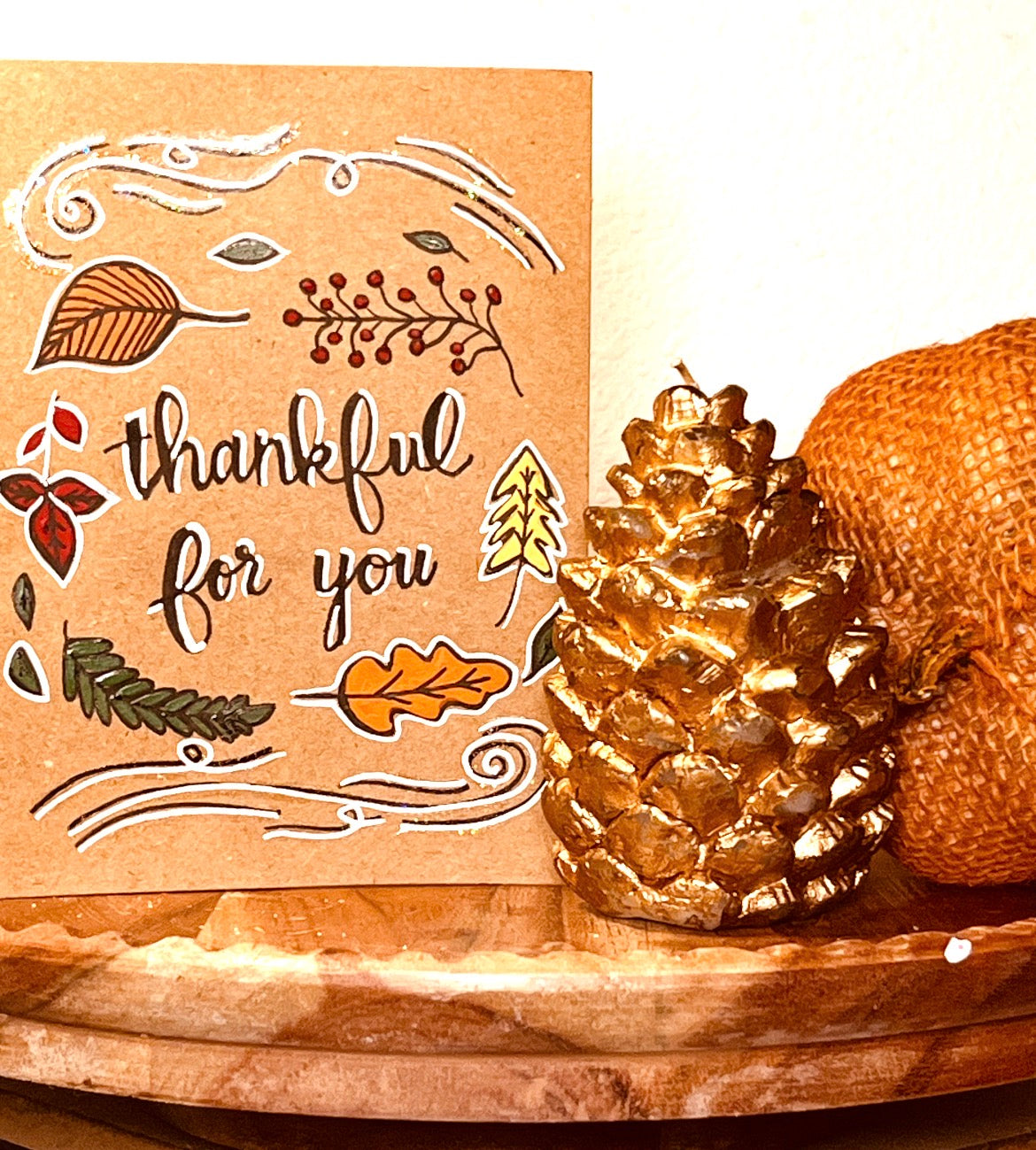 Hand-painted Thankful for you cards (Karen’s Order)