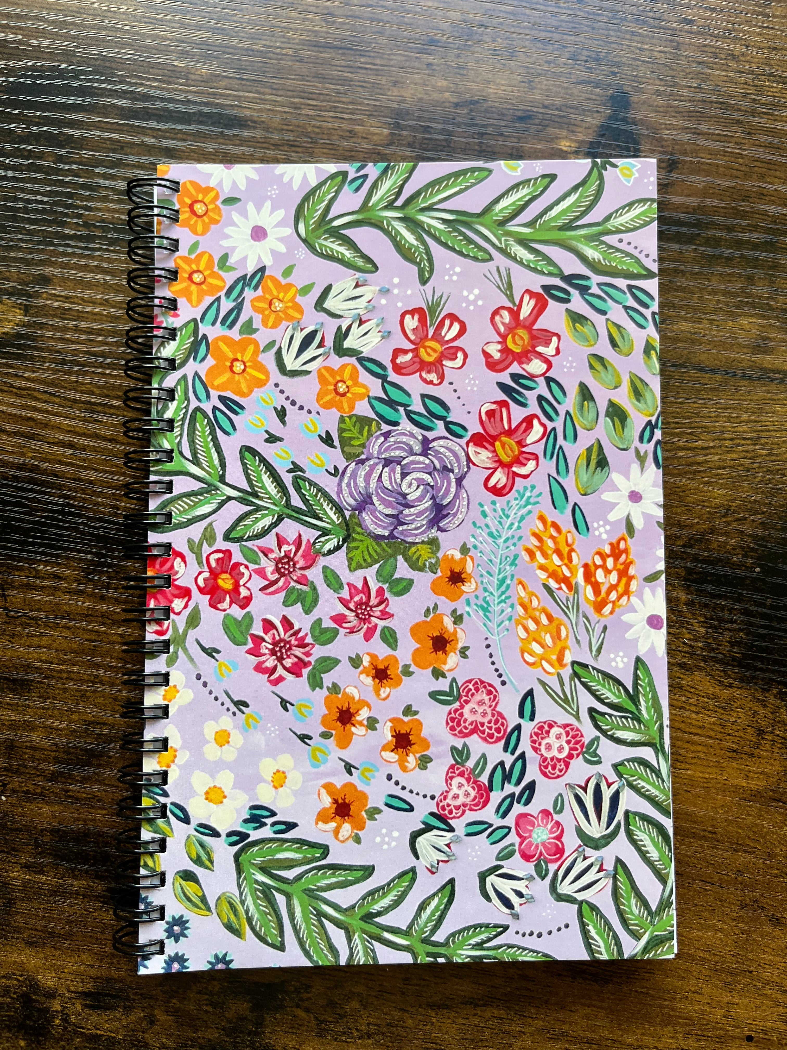 Field of Joy Design Journal (Spiral Bound)